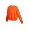 Nike Logo Print Crew Neck Pullover Sweatshirt Women Tops Orange DJ7666-869
