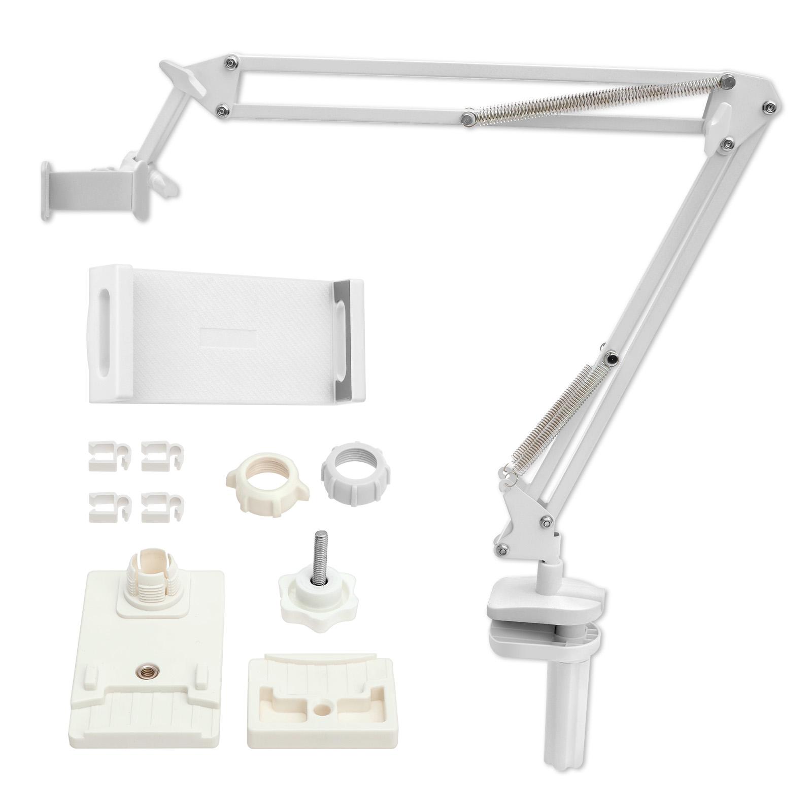 

Подставка для вышивания Регулируемый держатель для пялец Металлическая рама для вышивания крестом Настольная подставка для проектов вышивки иглой Планшет белый