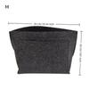 Felt Insert Bag Sturdy Foldable Handbag Liner Organizer Large Capacity Makeup Storage Bag for Travel Daily Use