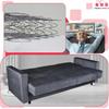 Sofa Sofa Alicja Sofa Bed Bonell Bed Family Furniture Graphite