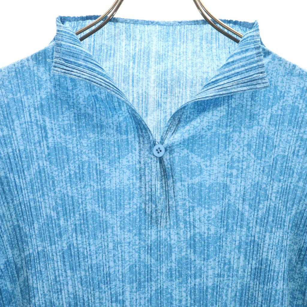 PLEATS PLEASE made in Japan Short sleeve Pleated Cut 3 Isseimi Sunburn Women Used