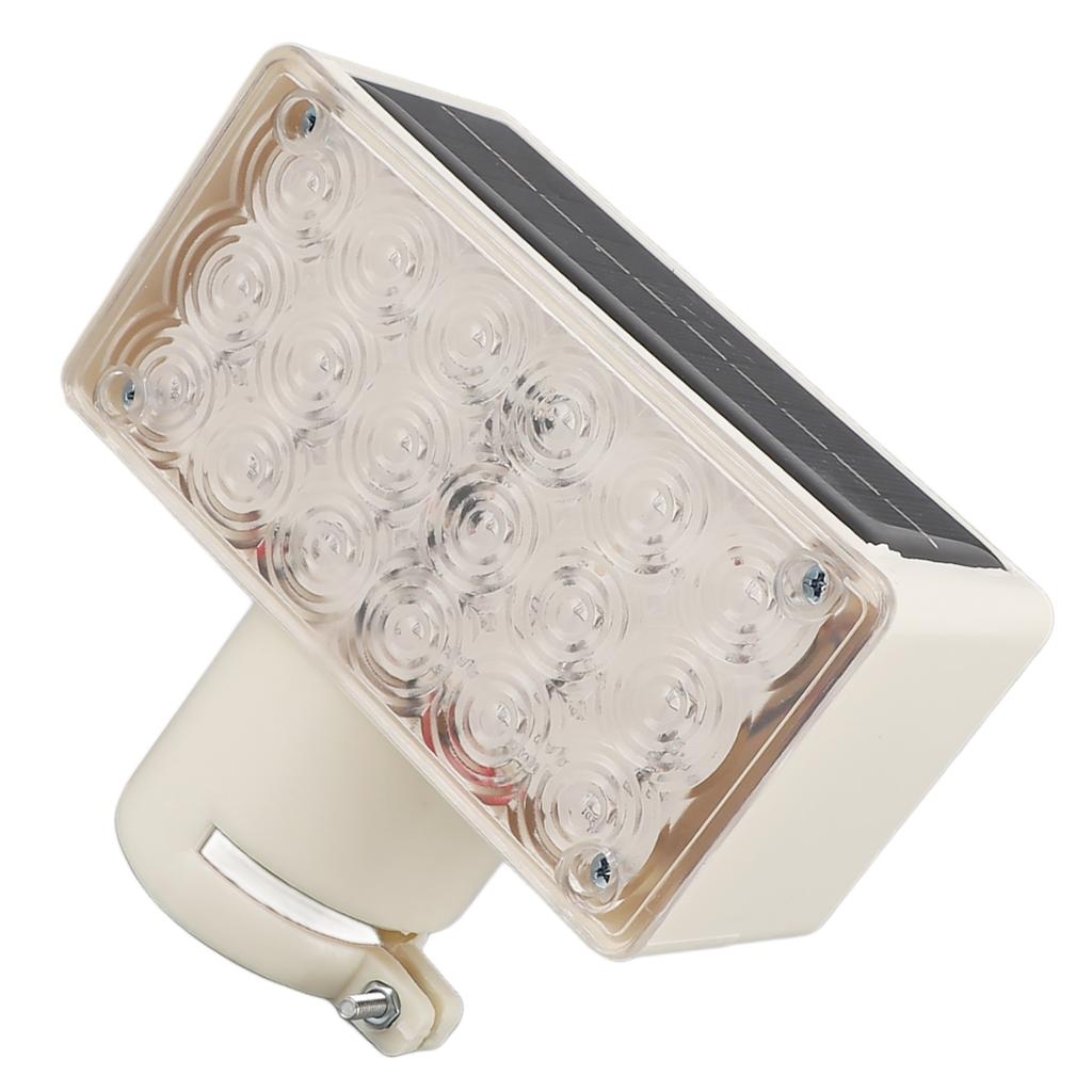 Solar Road Warning Light Red Blue Alternating 18LEDs Single Sided Waterproof Solar Traffic Safety