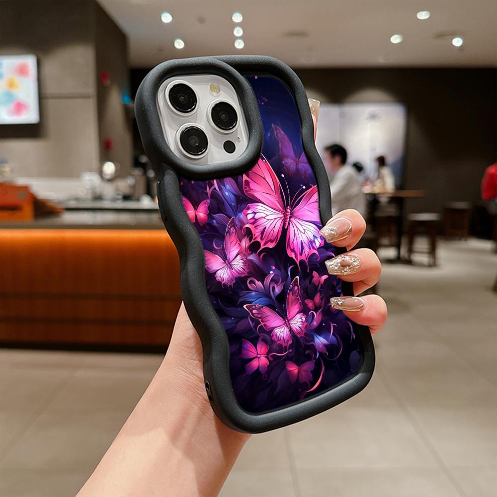 Macaron Soft TPU Phone Case for Xiaomi Poco X3 X5 X6 M6 Pro Redmi 12C 13C Redmi Note 10 11 12 13 Pro 10s 11s 12s Cover Ae65 Butterfly Flower Art Cute