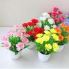 Fake Plants Artificial Potted Plant Plastic False Plants Ornament Simulation Potted Plant  Outdoor