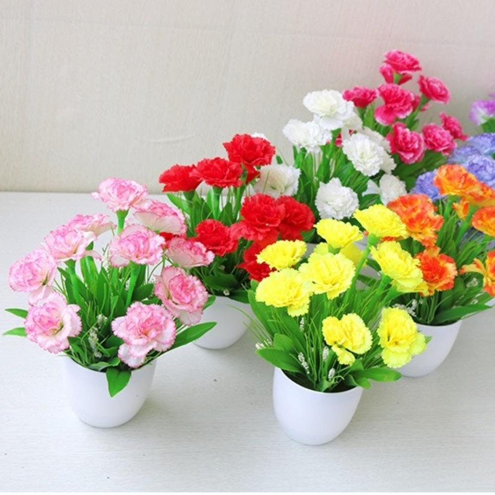 Fake Plants Artificial Potted Plant Plastic False Plants Ornament Simulation Potted Plant  Outdoor