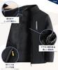NEIMAN BY Fleece Warm Stand Collar Outerwear for Cold Weather Harajuku Men's Jacket, Blouson, Protection, Stylish, Simple, Style, Black, 4A-N27-BKL