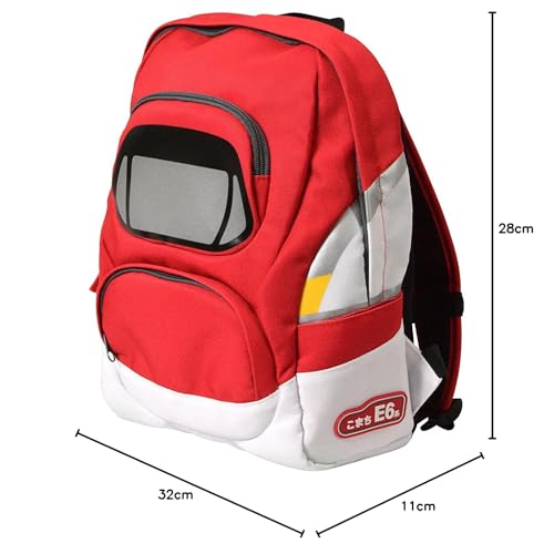 Kanack Kikaku Shinkansen Backpack, E6 Series Komachi (Akita Shinkansen), 110mm Bottom x 280mm Width x 320mm Height, 209-00102/R-002