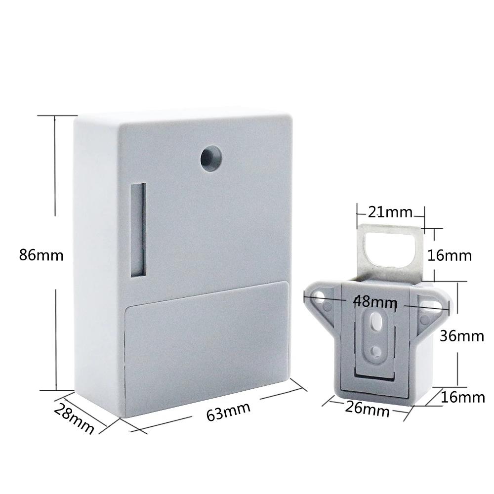 Smart Security Electronic Lock Mobile NFC Induction Door Lock IC Card Invisible Lock Wine Cabinet Door Lock Cabling Free