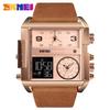 SKMEI Mens Quartz Movement Watches Clock reloj hombre 3 Time Men Sports Watch Top Luxury Brand Military Digital Wristwatch 1391