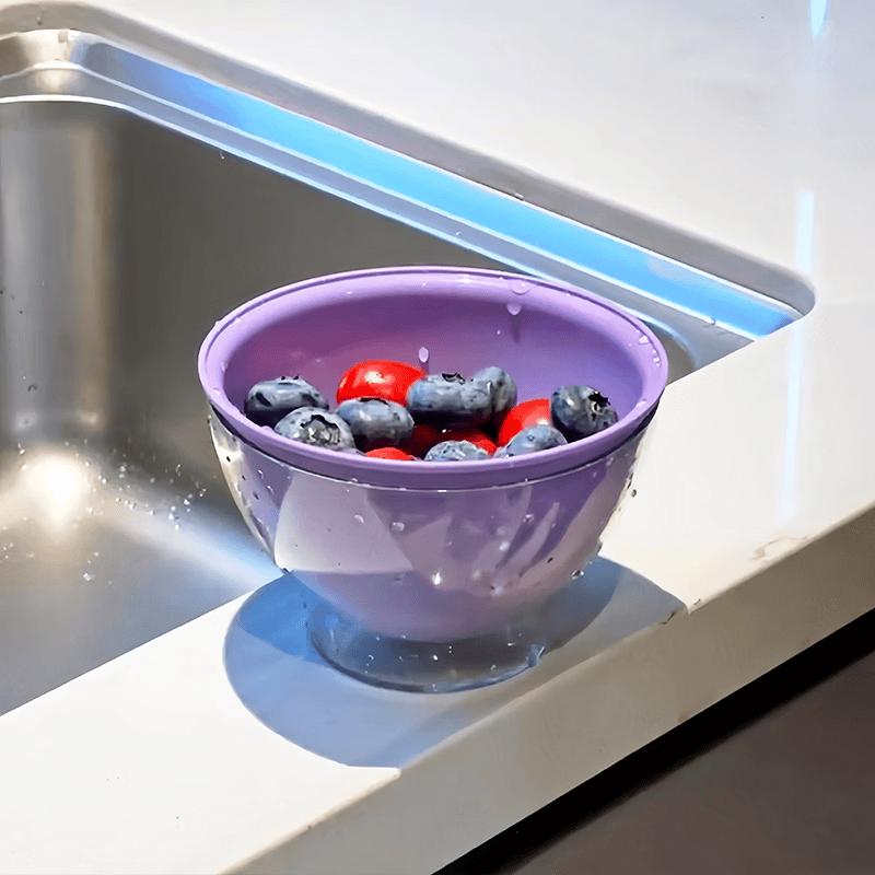 Dopamine Style Double-Layer Drain Fruit Basket