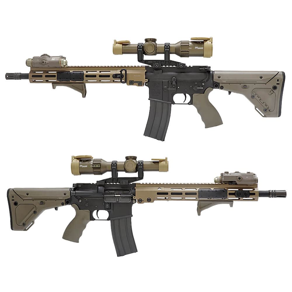 [Military Garage] EVOLUTION GEAR NIGHTFORCE Ultra Mount 1.93" High Scope Mount Replica, Black, 30mm Diameter, Hard Anodized 6068 Aluminum