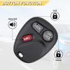 Key Fob for 2001-2002 Chevy Silverado Suburban Tahoe& GMC Sierra Yukon/ 01-04 S10 Sonoma/ 2002 Avalanche Car Keyless,KOBLEAR1XT 15042968, 3 Buttons