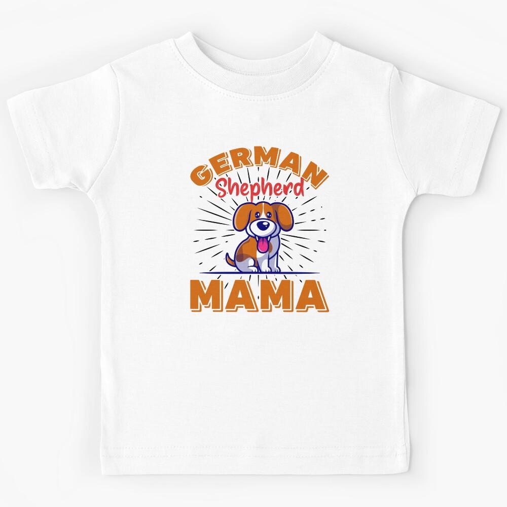 German Shepherd Mama Kids T-Shirt 110