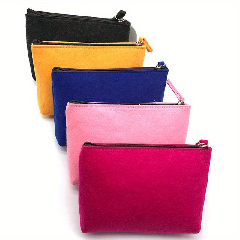 Portable Felt Digital Storage Bag, USB Data Cable Organizer Box, Electronic Accessories, Power Bank Hard Disk Bag, Travel