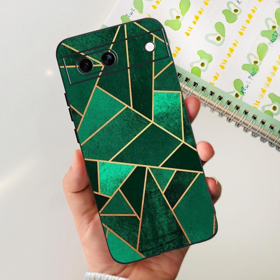 For Google Pixel 8A Case Pixel8 Pro Cute Cat Flower Painted Cover Silicone Phone Case For Google Pixel 8 Pro Pixel8A Soft Fundas