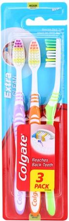 

Colgate Extra Clean Medium Toothbrushes Medium TU прозрачный