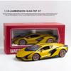 1/18 Lamborghini SIAN FKP37 Car Model Alloy Diecast Boys Toy Supercar High Simulation 4 Door Opened Collections Kids Toy