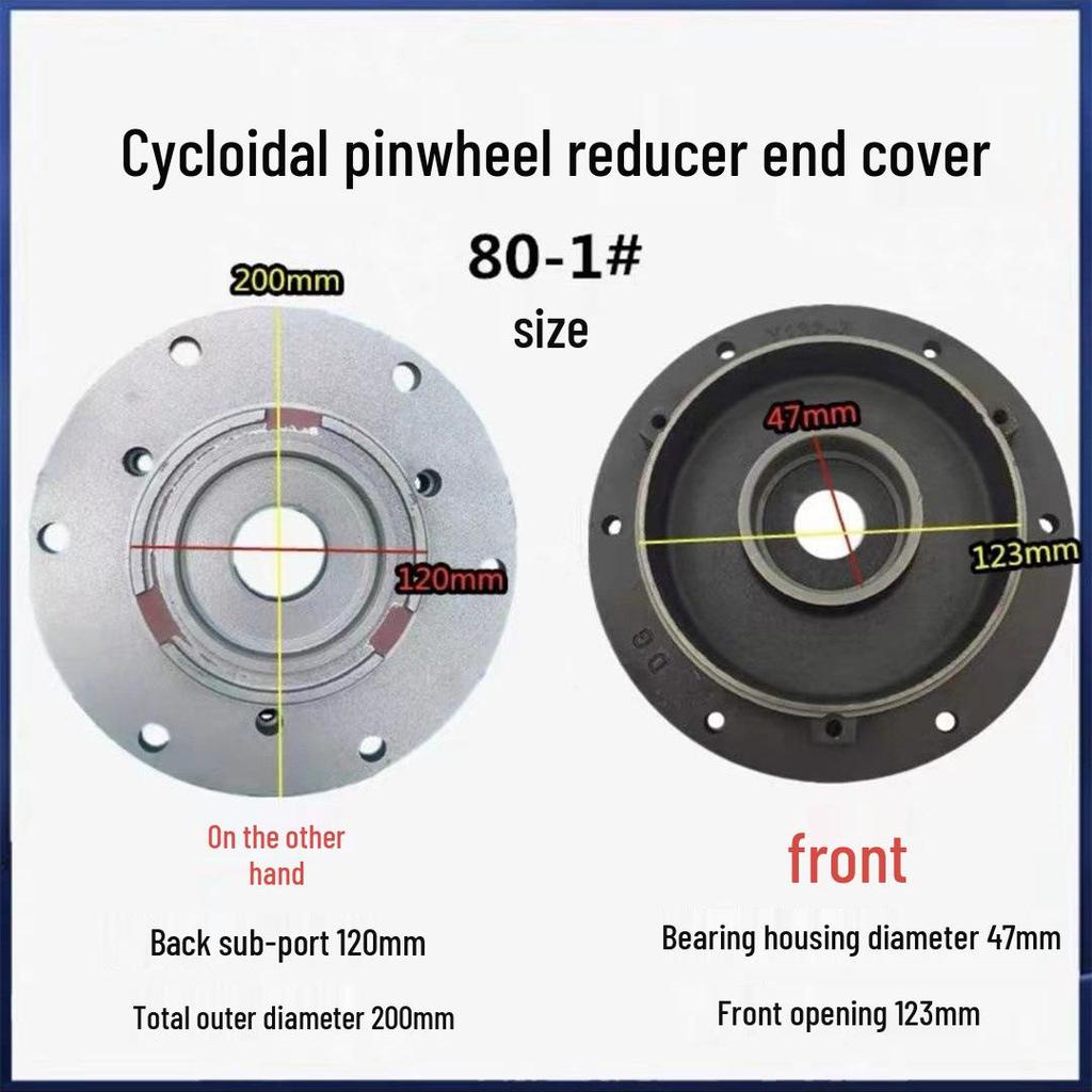 Cycloidal Pinwheel Reducer Motor Front & Flange Cover BX Joint Y80/90/100