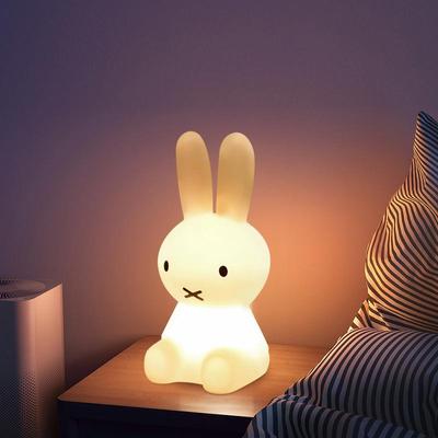 European Cute Rabbit Night Light for Children's Bedroom or Living Room