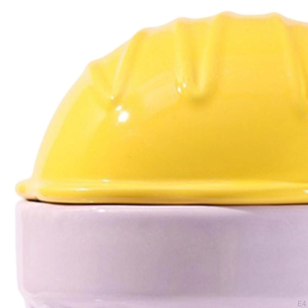 Ceramic Hamster Nest Habitats, Indoor Summer Decorative Hut House Pet Hideout for Dwarf