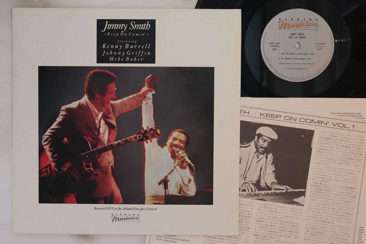 

LP Record JIMMY SMITH Keep On Comin P11435 ELEKTRA MUSICI 1983 Japan Jazz Used