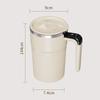 400Ml Mixing Cup Led Temperature Display Cup 304 Stainless Steel Magnetic Rotating Stirring Milk Coffee Self Stirring Mug