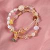 Stacking Double-Layer Pearl Bracelet Jewelry Bead String Bracelet Crystal Beaded Bracelet  Gifts