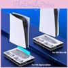 Ps5 Console For Stand With Cooling Fan Controller Charger Multi Bracket Function