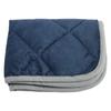 Pet Warm Pad Cat Heat Mat Dog Sleeping Bed Mat Cushion Skidproof for Home Winter Dark Blue with Grey Trimming L