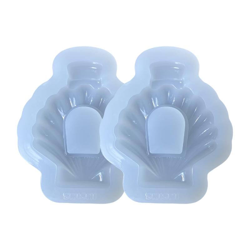 Food Grade Silicone Shell Mold for Perfume Bottle Glitters Decorating Realistic Design Easy Releasing Crafting Tool