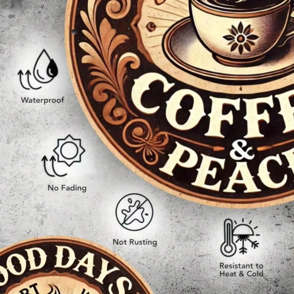 Vintage Metal Tin Sign Bar Cafe Kitchen Wall Art Decor Rustproof