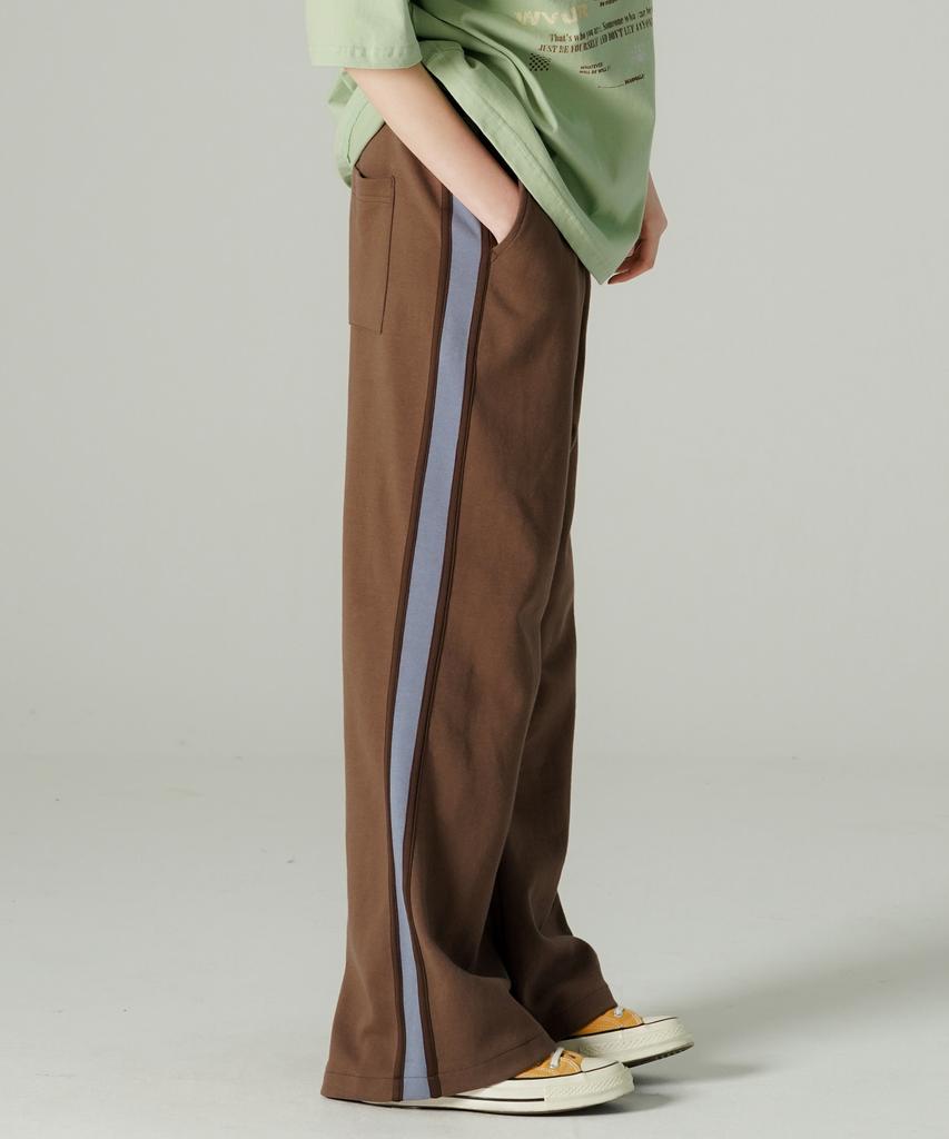 WV PROJECT Brace Semi-Wide Track Pants Brown Hslp7808