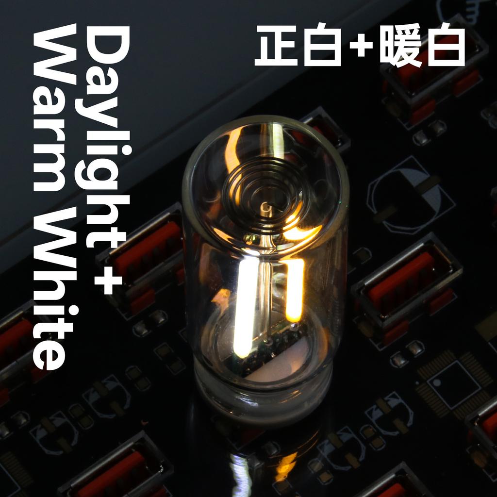 USB Car LED Light Dual Colors Touch Control Atmosphere Lights Bulb Incandescent Lamp LED Filament Bedroom Night Decoration