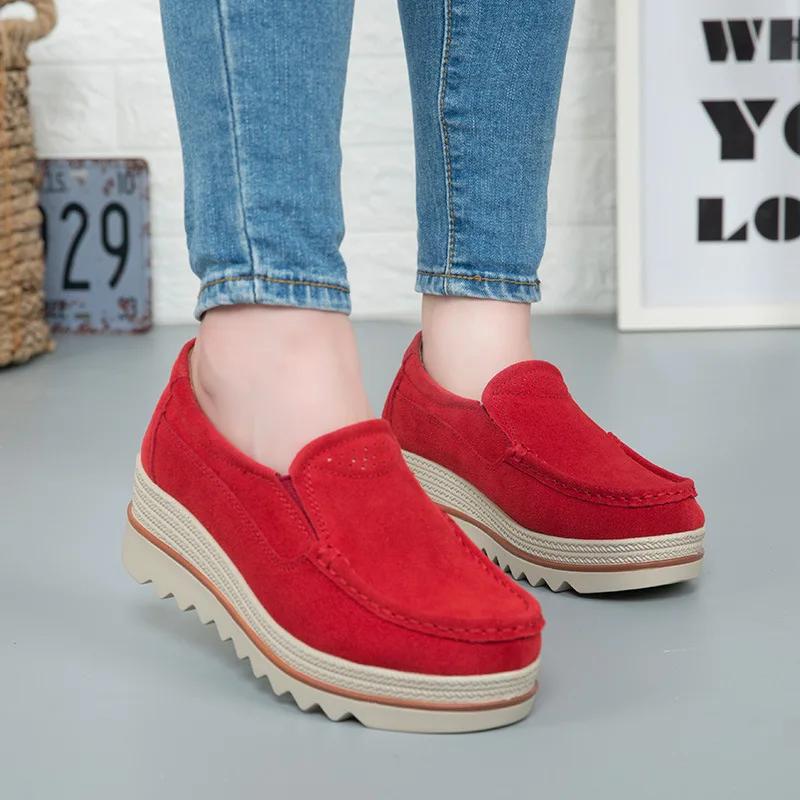 Women Casual Shoes Loafers New Round Toe Solid Female Sneakers Breathable Women Shoes Flats Plus Size Zapatos De Mujer Yyy78
