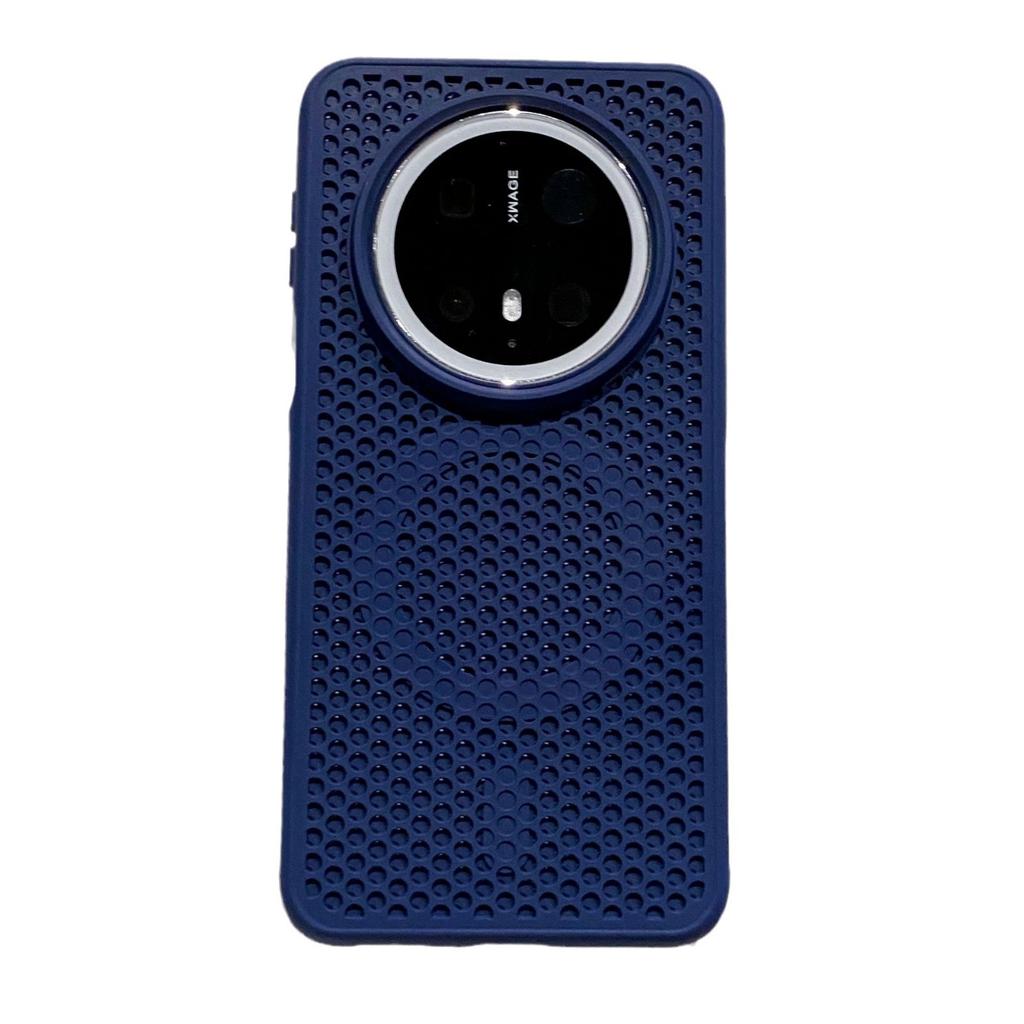 Applicable To Huawei Mate80Pro Honeycomb Heat Dissipation Breathable Mobile Phone Case Pura70 Magnetic Attraction Magic8 Matte Anti-drop