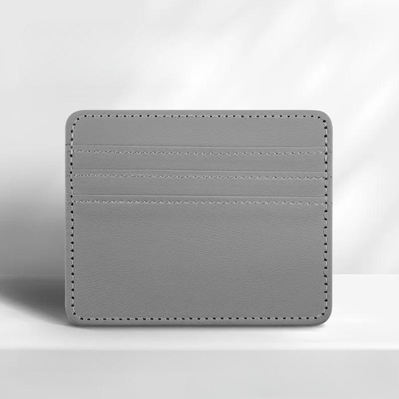 1Pc Pu Leather ID Card Holder Candy Color Bank Credit Card Box Multi Slot Slim Card Wallet Women Men Business Cards Cover Case