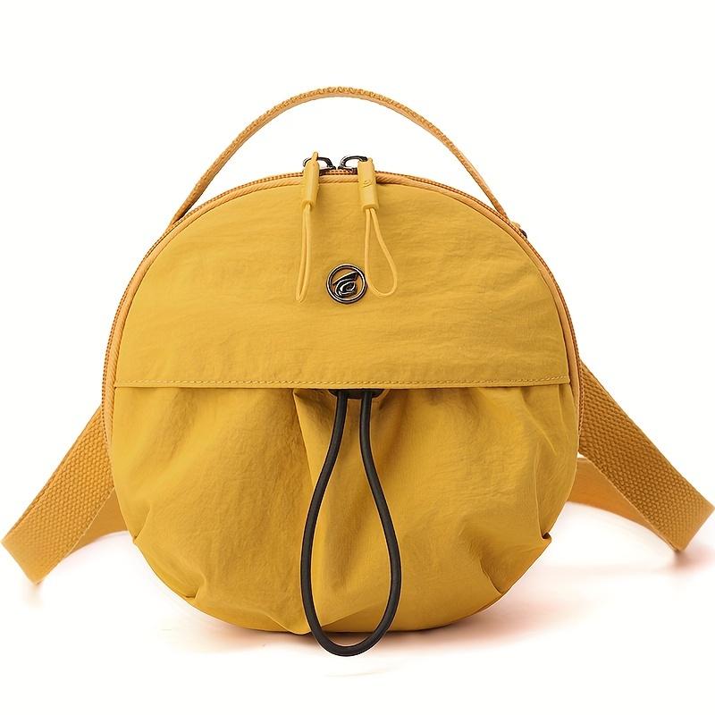 Women'S Casual Mini Crossbody Bag Solid Color Oxford Cloth With Adjustable Strap Zipper Closure Polyester Lined No Pattern Daily Outing
