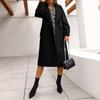 Women's  And Winter Casual Thickening Warm Long-sleeved Mid-length Coat