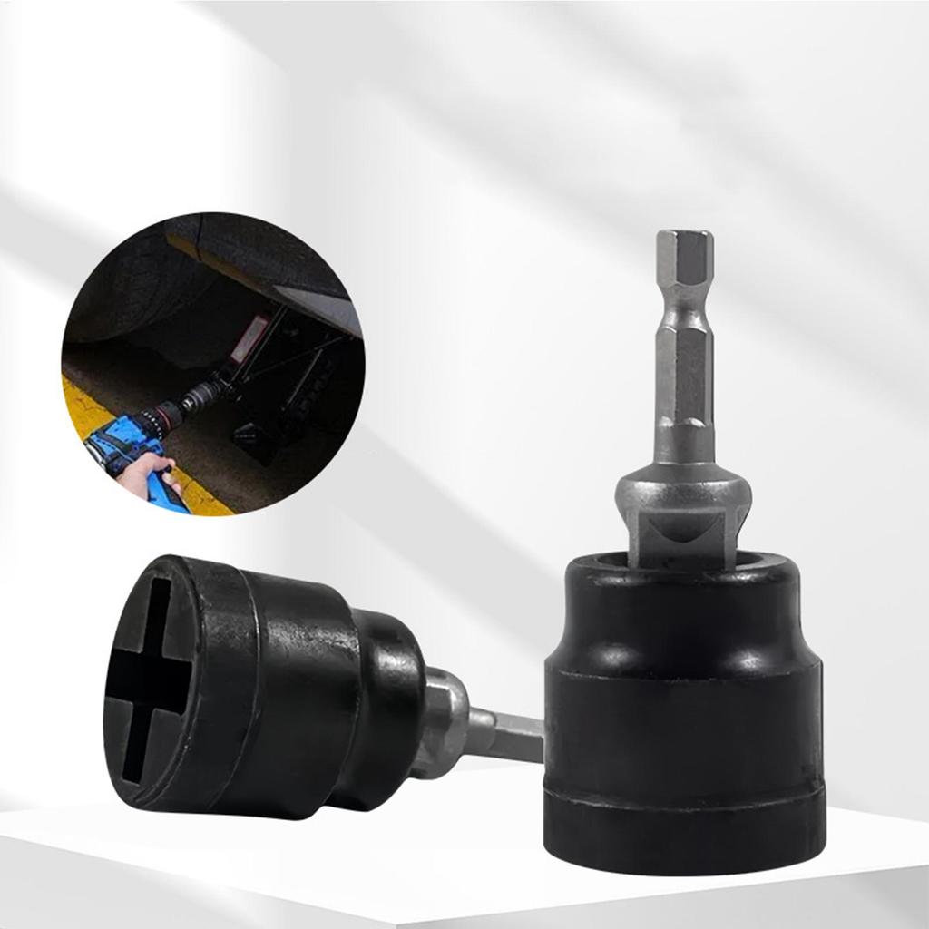 Jack Socket for Drill Electric Drill Adapter Jack Socket Heavy Duty Labour Saving Tool Quick Connect Gear for Commuting