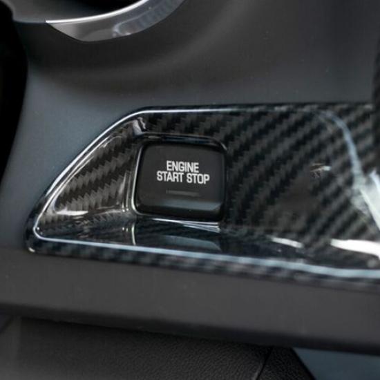 Engine Start Stop Button Trim Cover Interior Styling for Chevrolet Camaro 16-18