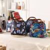 Thermal Insulated Picnic Bags Handbag Flower Color Insulated Lunch Bag Outdoor Storage   Workers