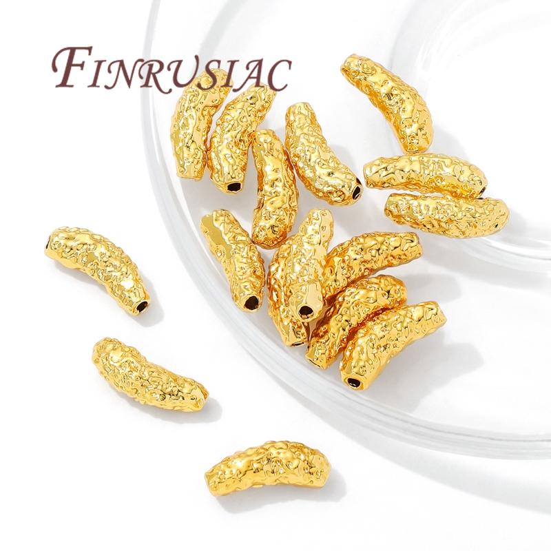 Baroque Beads 18K Gold Plated Spacer Beads,Bracelets Beads Accessories,Separators For Beads,DIY Pearl Necklace Jewelry Making