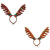 Breathable Reindeer Antlers Headbands Seasonal Costume Decoration Christmas Halloween Event Soft Wearable Design