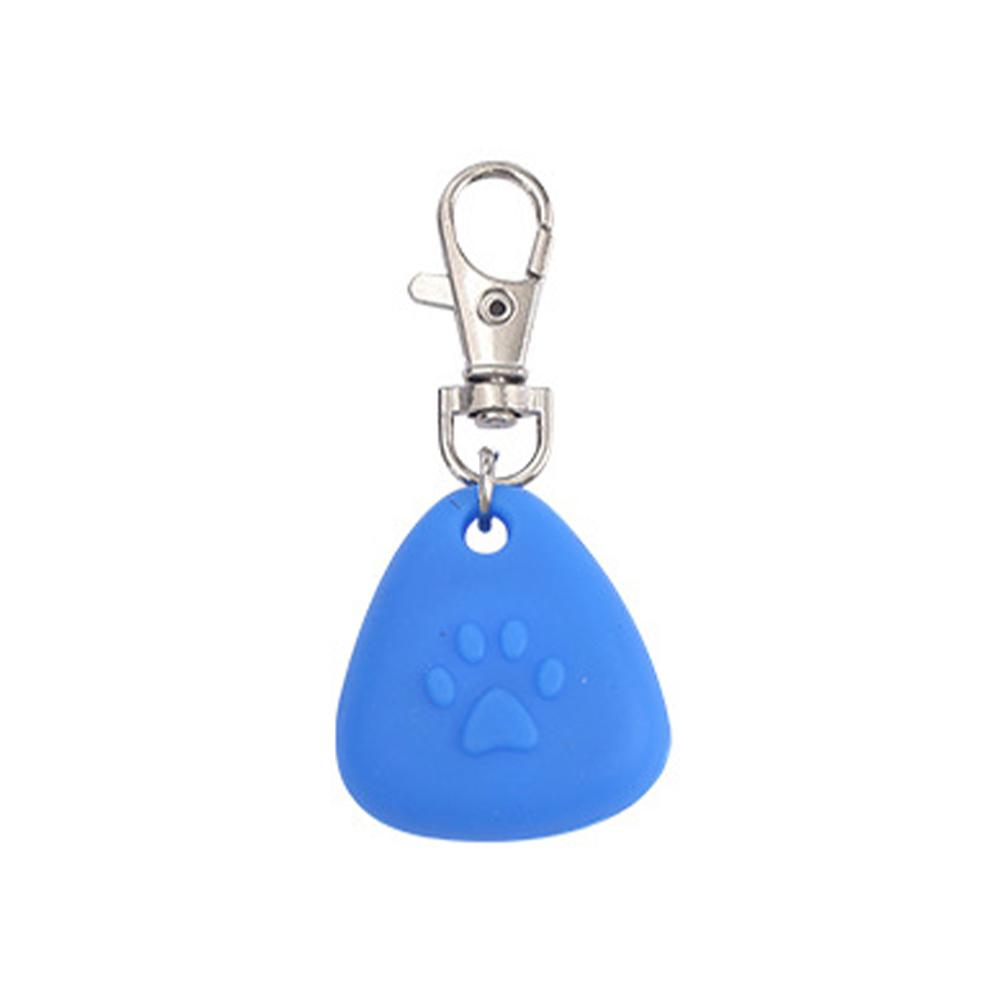 

Подвесной светильник безопасности для домашних животных, щенков, собак, щенков, светодиодный силиконовый треугольный светящийся ошейник, мигающий кулон, походный рюкзак, сумка, фонари синий