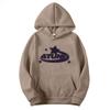 Unisex Gothic Hoodie Streetwear Oversized Pullover Sweatshirt Met Geribbelde Zoom Mannen Vrouwen Herfst
