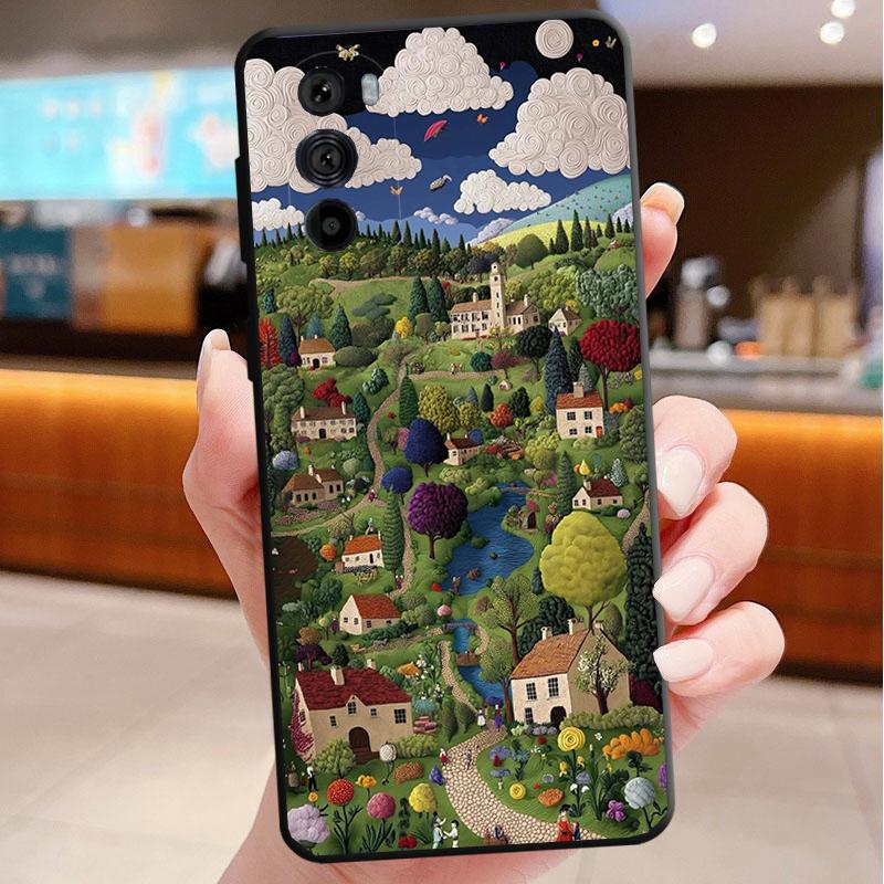 

Phone Case For Motorola Edge 50 40 Pro 60 50 40 30 Ultra Neo Fusion Moto G Play G Stylus G Power G France Art Tree Sceneary Moto Edge 50 Neo