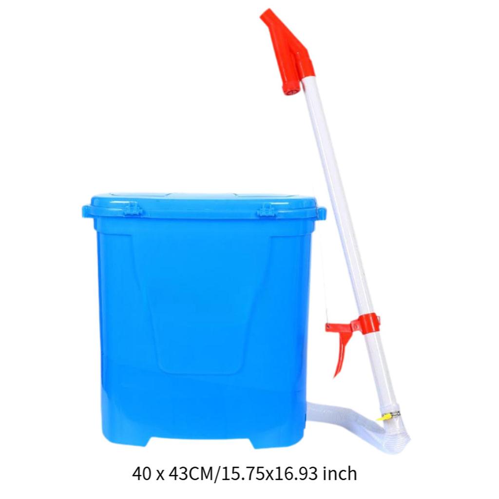 25L Back Carrying Granular Fertilizer Spreader for Corn Vegetables Versatile Agricultural Manual Fertilizing Tool Labor Saving