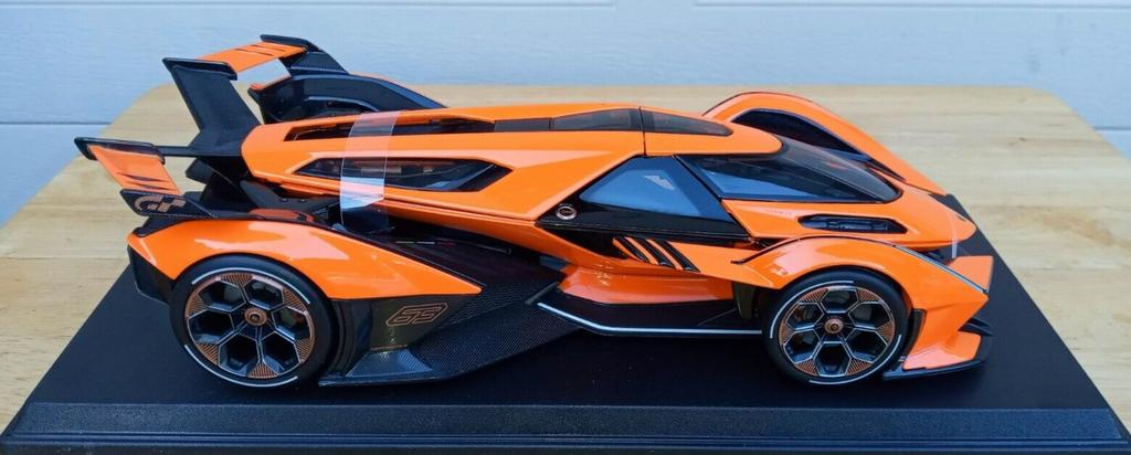 Lambo V12 Vision Gran Turismo Orange Metallic Special Edition 1/18 scale diecast model car 31454OR