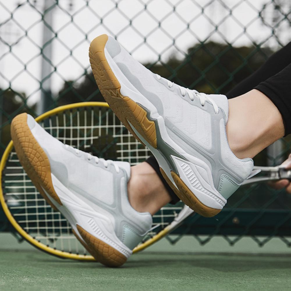 Professionelle Badmintonschuhe Herren- und Damen-Tennisschuhe Atmungsaktive, verschleißfeste, stoßdämpfende, rutschfeste Sportschuhe Trainingsschuhe