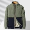 New men's autumn and winter velvet cotton-padded jacket trendy fashion thickened cotton clothes couple baseball collar jacket